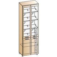Шкаф-витрина Лером Мелисса ШК-2835 (ясень асахи)