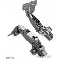 Мебельная петля GTV +165 с доводчиком с клипом