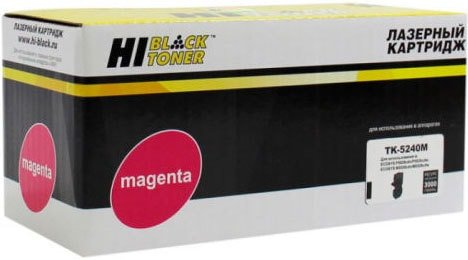 

Картридж Hi-Black HB-TK-5240M (аналог Kyocera TK-5240M)