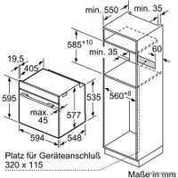 Электрический духовой шкаф Bosch HSG636BB1