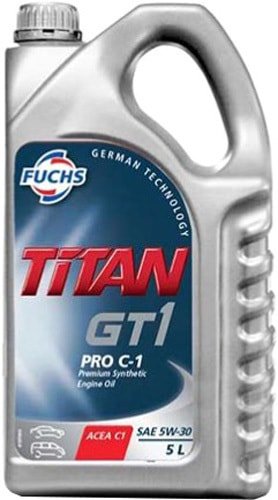 

Моторное масло Fuchs Titan GT1 Pro C-1 5W-30 5л