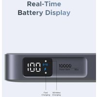 Внешний аккумулятор Ugreen MagFlow PB773 10000mAh (серый)