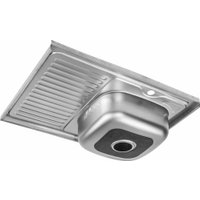 Кухонная мойка Saniteco 8060S-L (с сифоном)