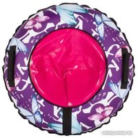 Тюбинг Snowstorm BZ-90 Butterfly W112869 (90см, фиолетовый/розовый)