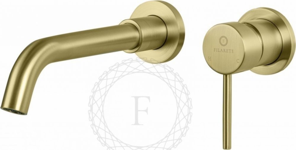 

Смеситель Filarete Roun FL4020 (матовое золото)