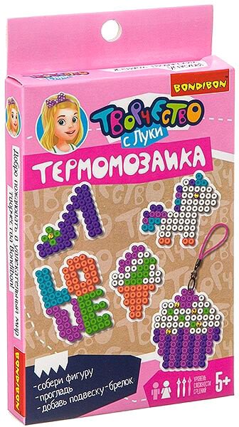 

Термомозаика Bondibon Термомозаика 2D. Пирожное-мороженое ВВ3283