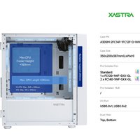 Корпус XASTRA A305M 3FRGB (белый)