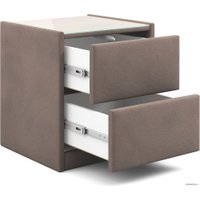 Тумба Мебельград Аризона мягкая (мора темно-коричневый)