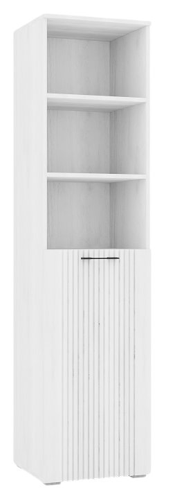 

Шкаф-пенал КМК Мебель 1Д Монреаль 0986.2 (белый текстурный/М3 ясень белый текстурный)