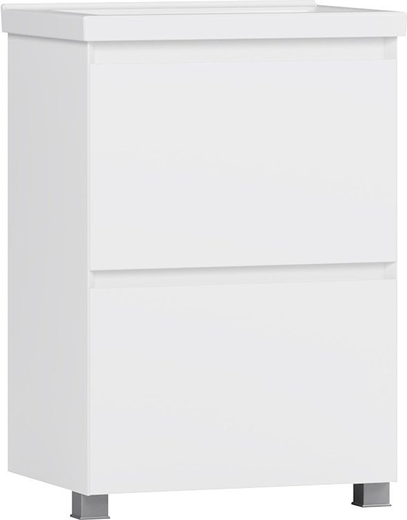 

Belux Тумба под умывальник Киото Н 60-02 (1, белый глянцевый)