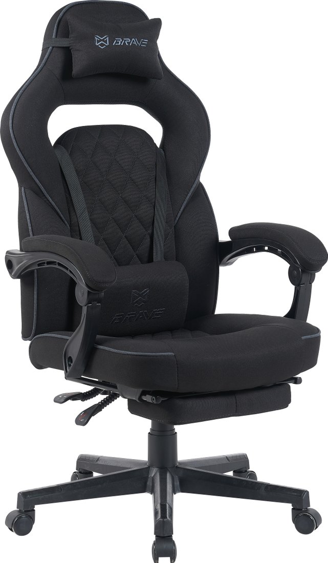 

Игровое (геймерское) кресло Brave Wong (черный)