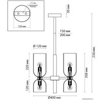 Подвесная люстра Odeon Light Orinoco 4798/6