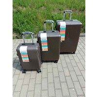 Чемодан-спиннер Mironpan 88076 75 см (коричневый)