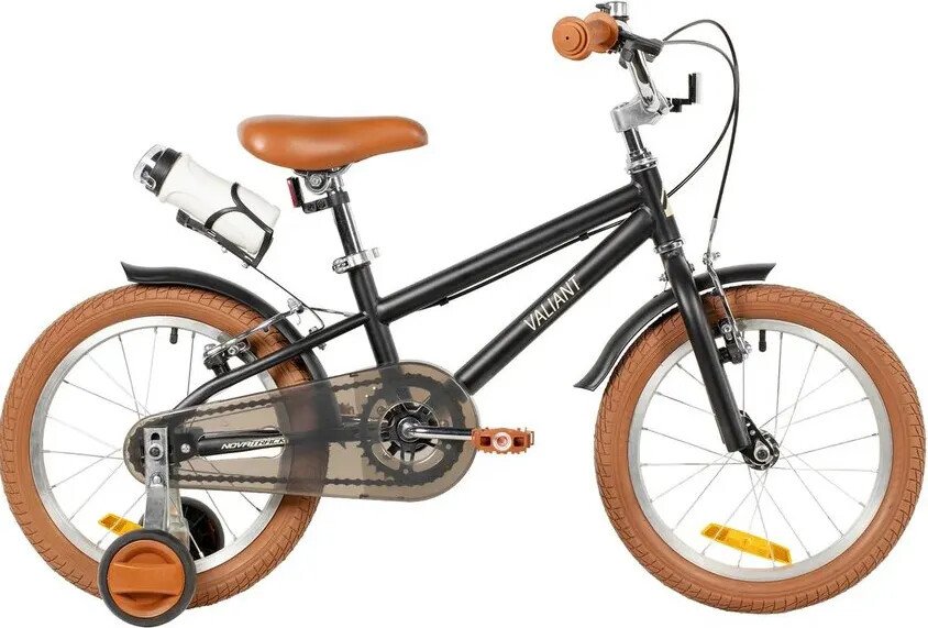 Детский велосипед Novatrack Valiant 16 163VALIANT.BK6 (черный)