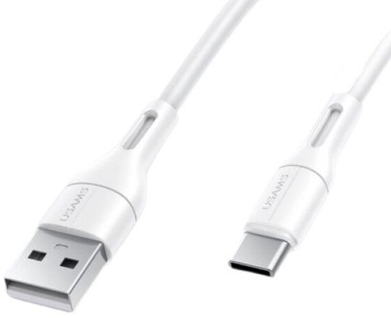 

Кабель Usams USB Type-A - USB Type-C US-SJ501 (1 м, белый)