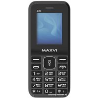 Кнопочный телефон Maxvi C30 (черный)