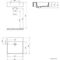 Умывальник Deante Temisto CDT 6U5S
