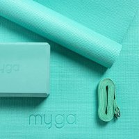Набор для йоги MYGA Yoga Starter Set (бирюзовый)