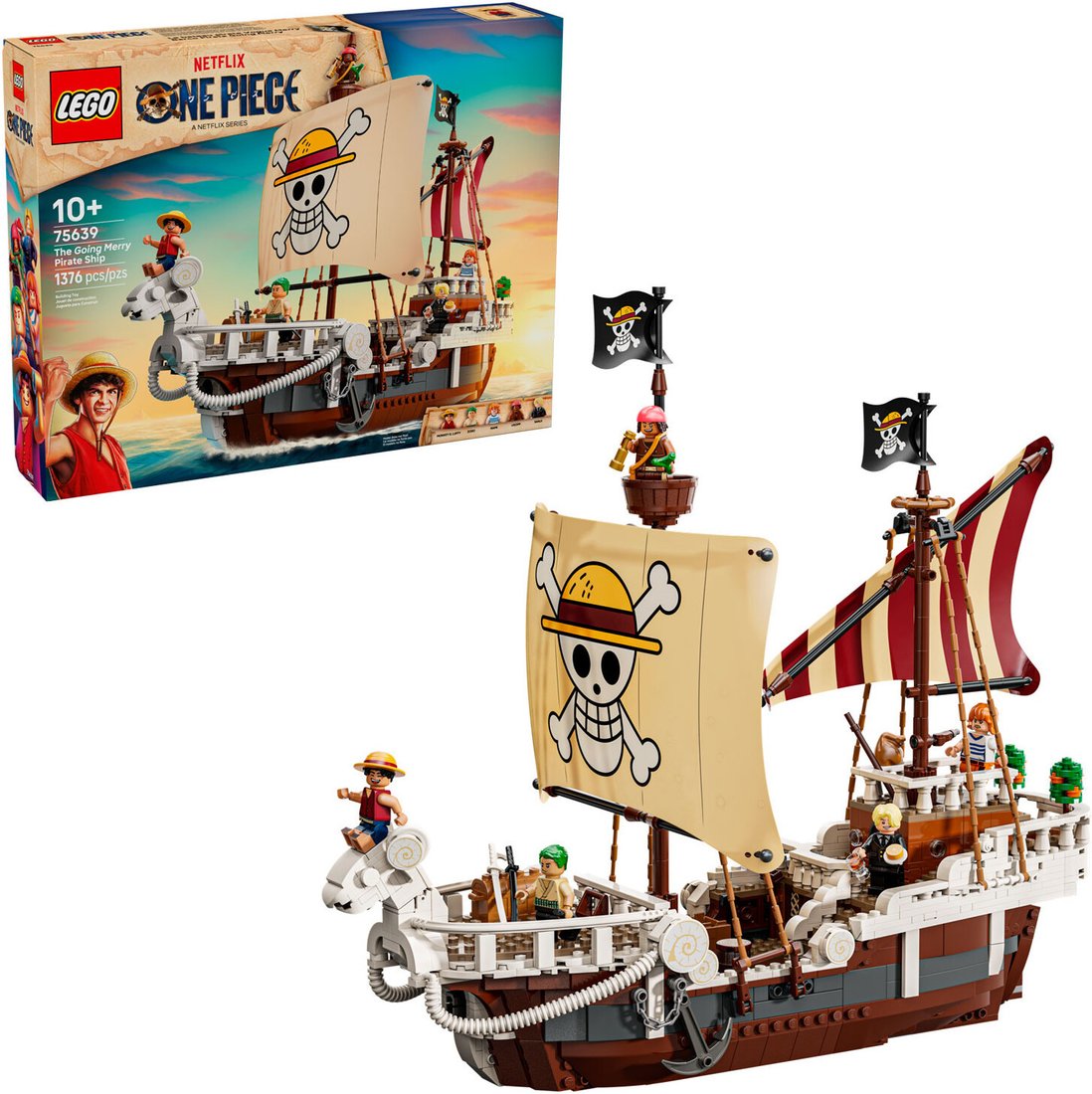 Конструктор LEGO One Piece 75639 Пиратский корабль «Гоинг Мерри»