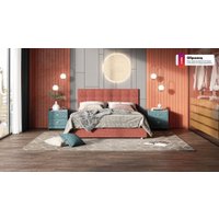 Кровать Сонум Корсо 90x200 (рогожка графит)