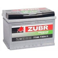 Автомобильный аккумулятор Zubr Premium R+ (77 А·ч)