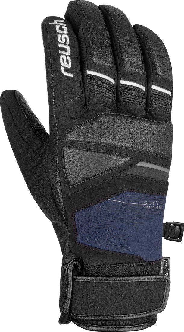 

Горнолыжные перчатки Reusch Storm R-Tex XT 6001216 7787 (р-р 10, black/dress blue)