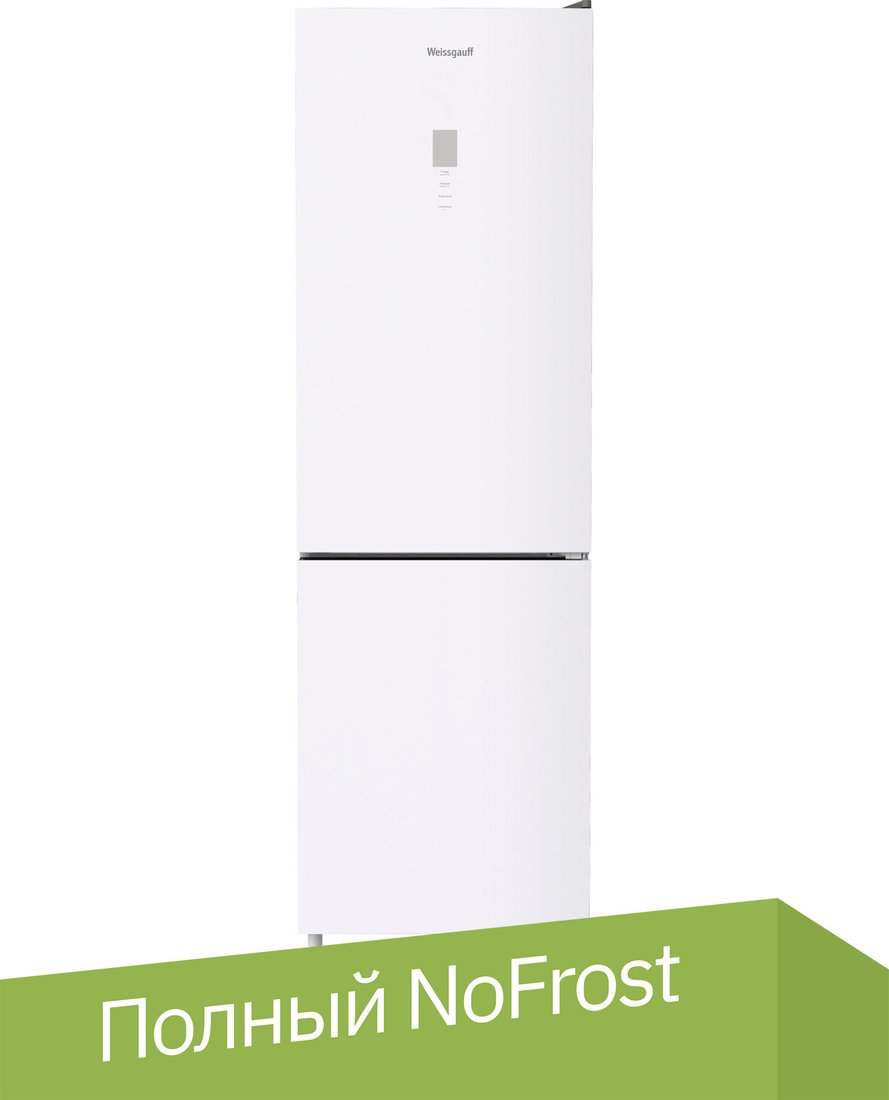

Холодильник Weissgauff WRK 195 D Full NoFrost White Rock Glass
