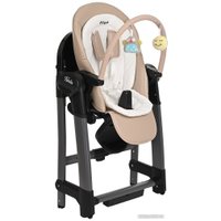 Высокий стульчик Pituso Triola (черная рама/бежевый)