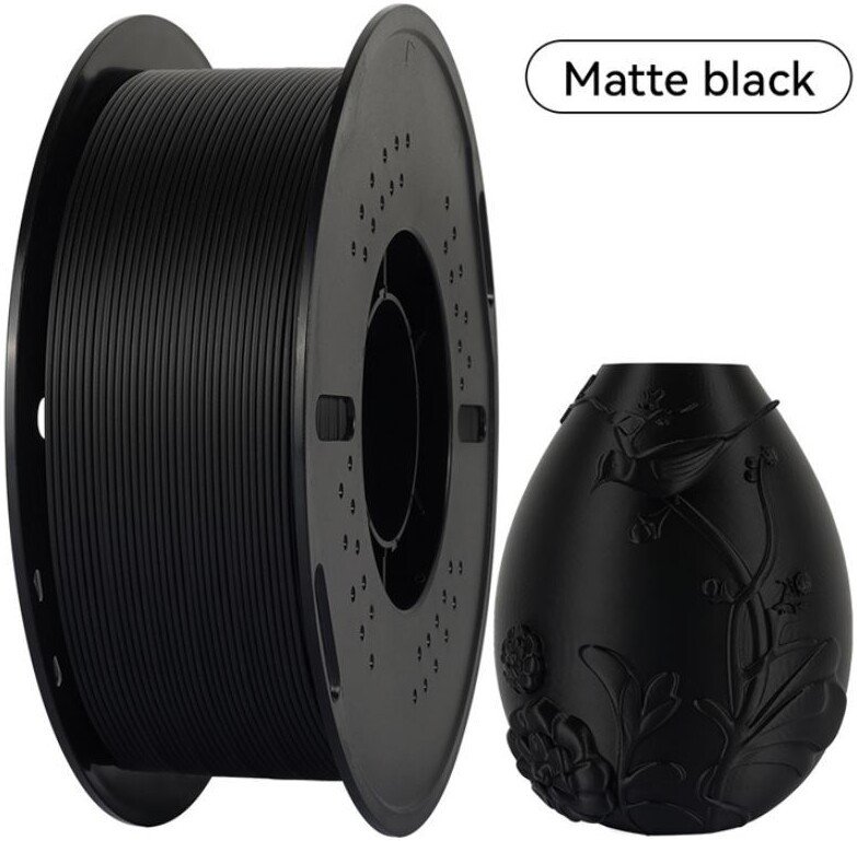 Филамент Kingroon PLA Matte 1.75 мм HC310 (1 кг, Black)