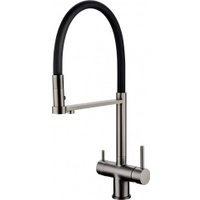 Смеситель Grocenberg GB4095 с гибким изливом (графит)