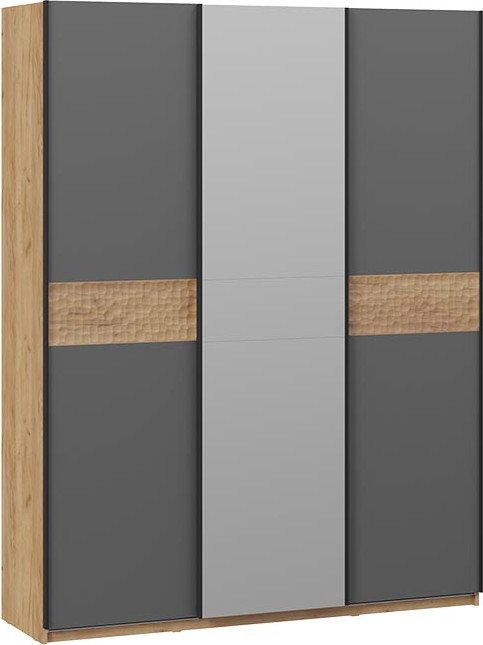 

Шкаф-купе Трия Оскар Скания Т2 1800 268727 (ручка черная/дуб крафт золотой/серый графит/дуб тортугга)