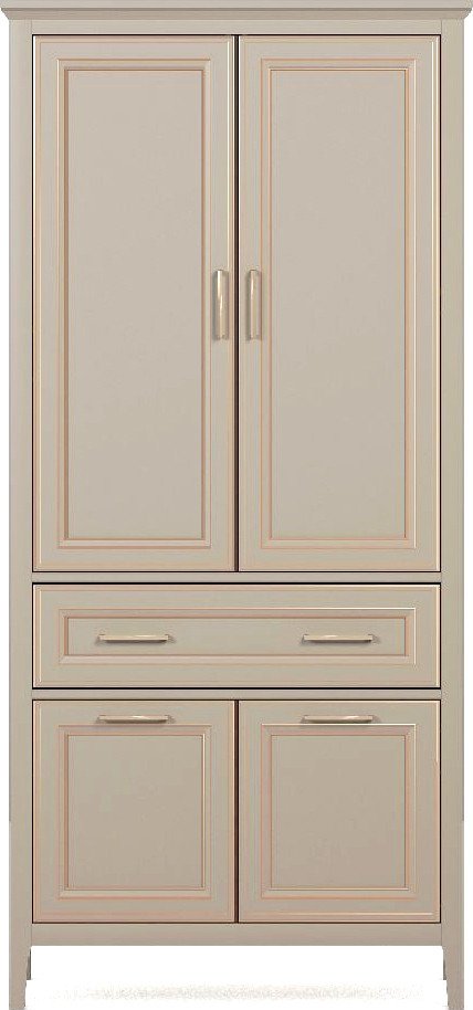 Шкаф распашной Black Red White Classic REG4D1S (глиняный серый)