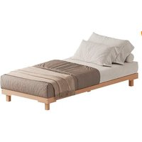 Кровать Домаклево Сакура 90x190 (береза/натуральный)