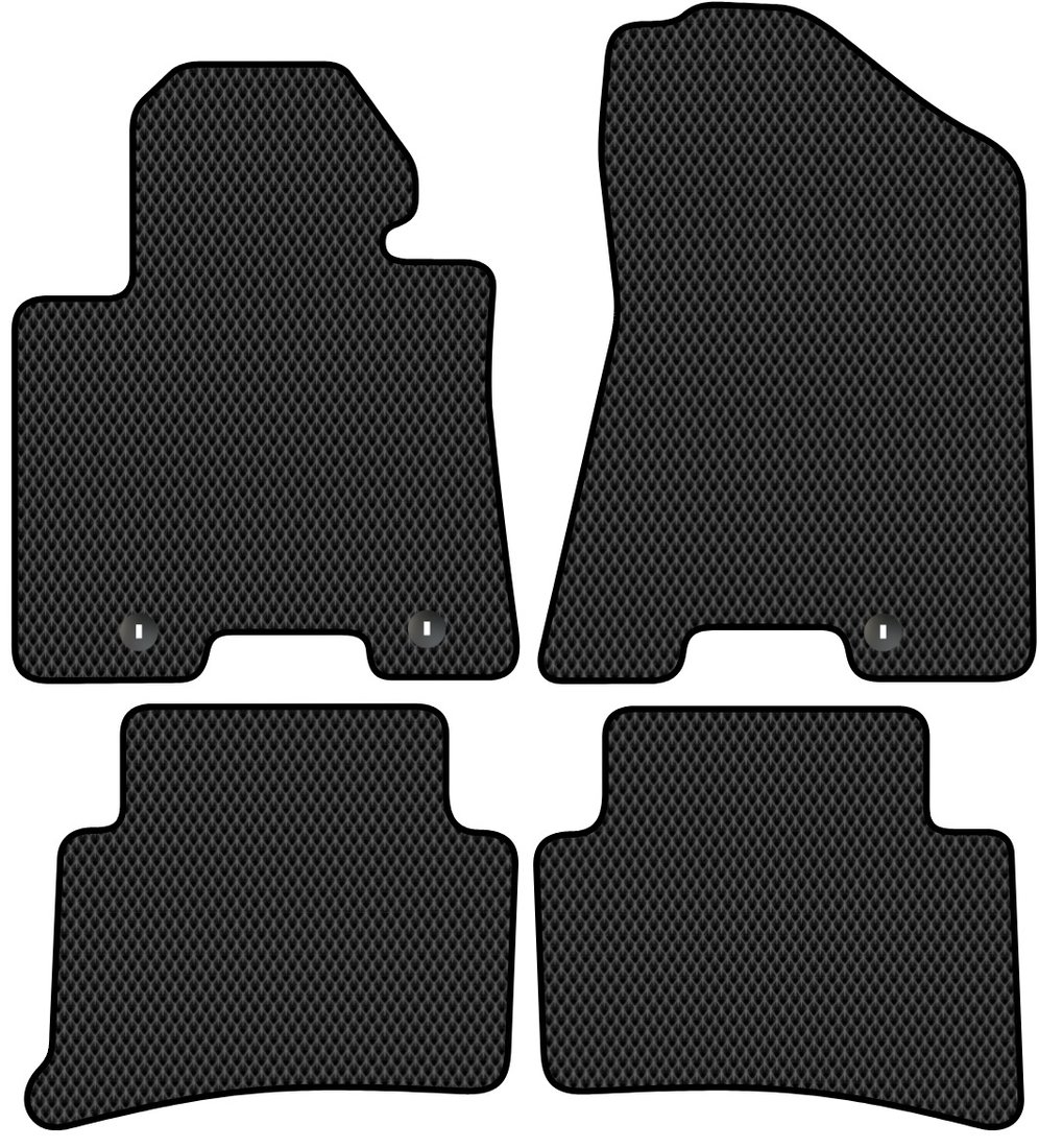 

Комплект ковриков для авто Alicosta Kia Sportage IV (suv / QL) 2016 - 2019 (черный, ромб)