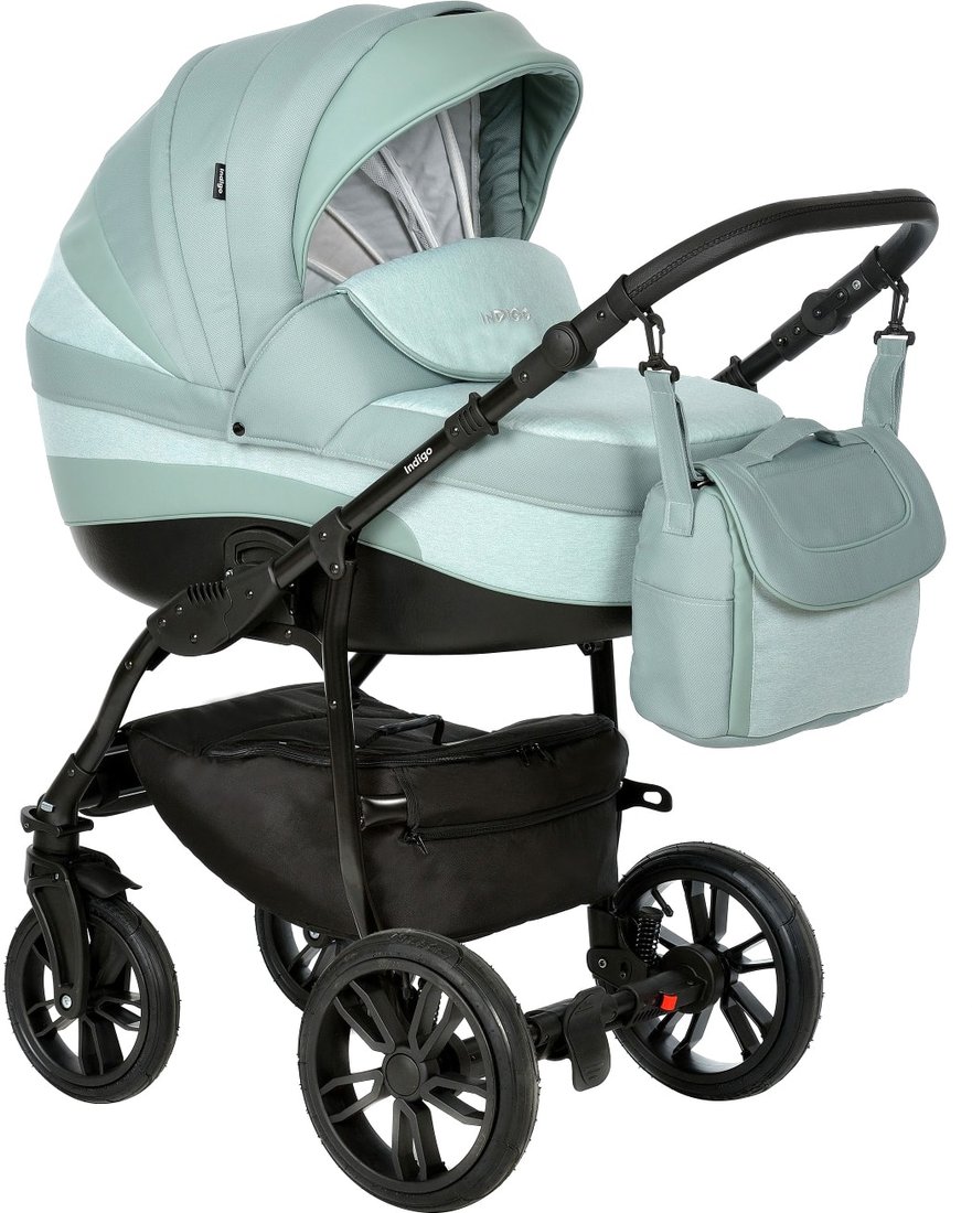 

Универсальная коляска Indigo indigo (2 в 1, In 03, шалфей)