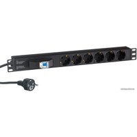 Блок розеток ExeGate ServerPro PDU-19H610 Al-6S-EU2.5CU-1P