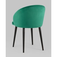 Стул с подлокотниками Stool Group Брюссель AV 303-C697-08 (велюр зеленый)