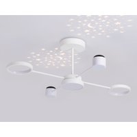 Люстра средней высоты Ambrella light FL51631/4+1 WH