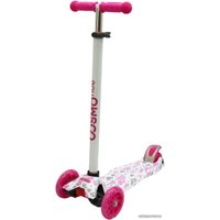 Трехколесный самокат Cosmoride Funny S910W (сердечки)