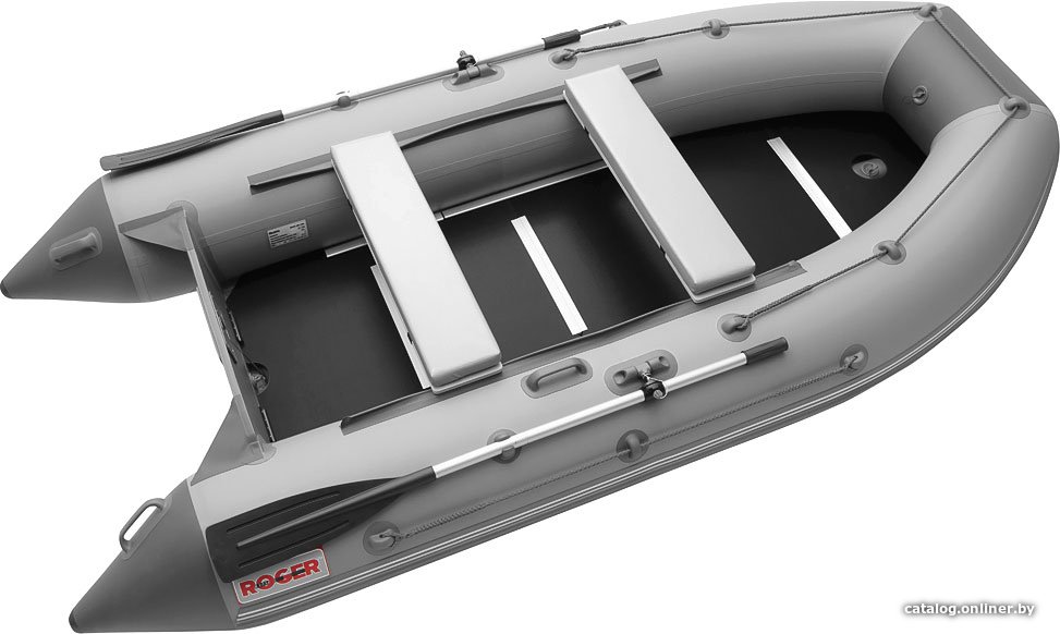 Моторно-килевая лодка Roger Boat Hunter Keel 3200 (малокилевая, серый/графит)
