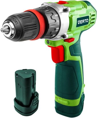 Дрель-шуруповерт Verto 50G273 (с 2-мя АКБ)