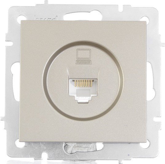 

Розетка компьютерная Lezard Vesna 742-3788-139