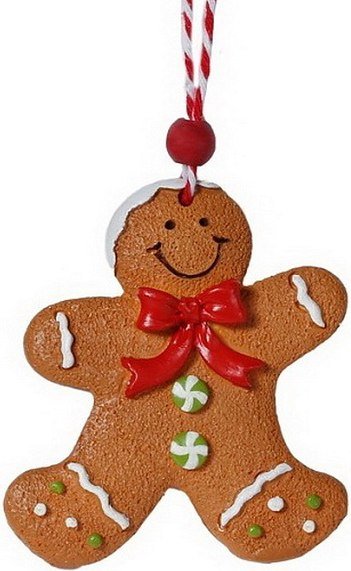 

Елочная игрушка Inge's Christmas Festive Fun. Пряничный человечек 700002096_1