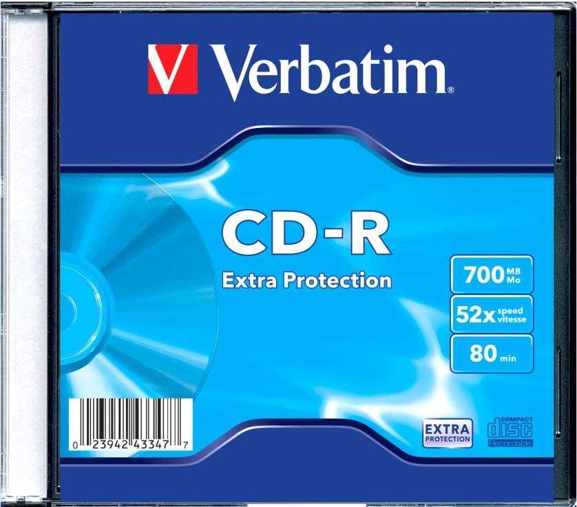 

CD-R диск Verbatim 700Mb 52x 43347 (1 шт.)