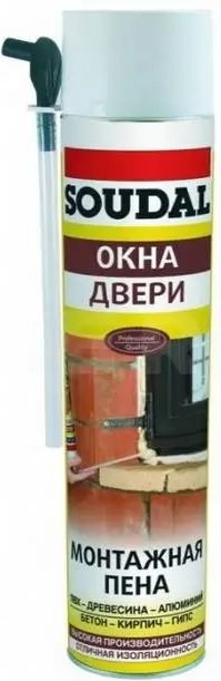

Монтажная пена Soudal Окна-двери 750 мл
