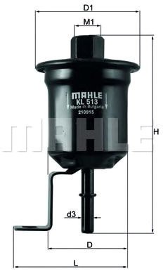 

Топливный фильтр Mahle Knecht KL513