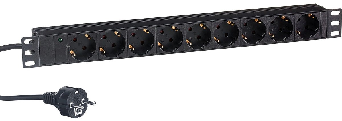 

Блок розеток ExeGate ServerPro PDU-19H902 Al-9S-EU1.8CU