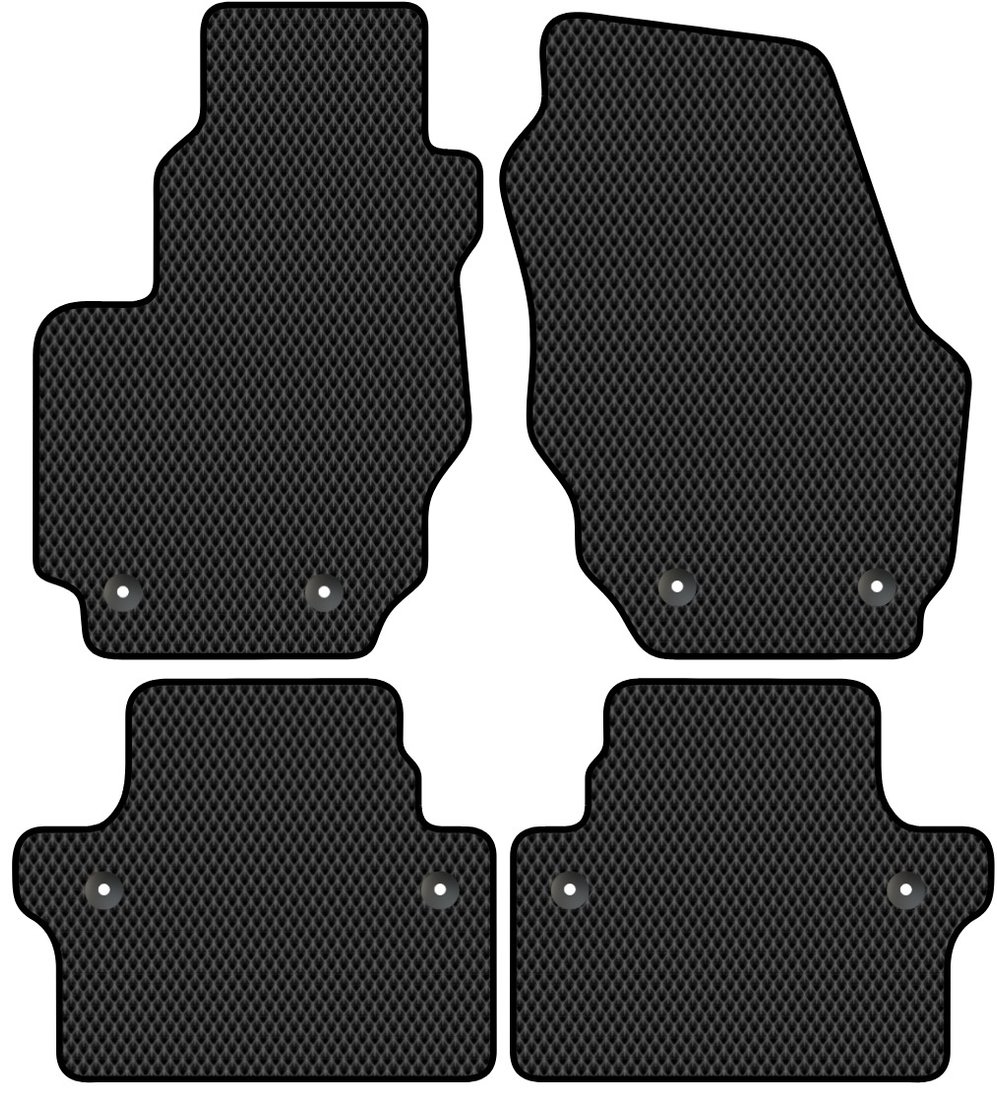 

Комплект ковриков для авто Alicosta Volvo XC70 III (suv) 2007 - 2016 (черный, ромб)