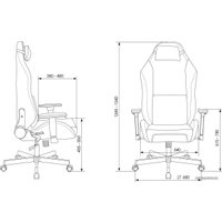 Игровое (геймерское) кресло Knight Explore (черный/фиолетовый)