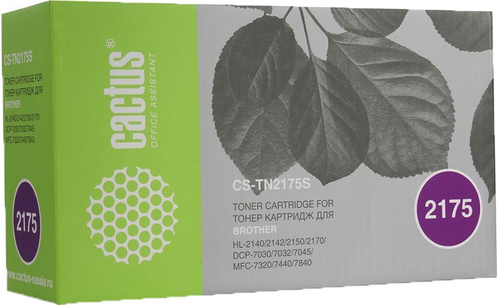 

Картридж CACTUS CS-TN2175S (аналог Brother TN-2175)